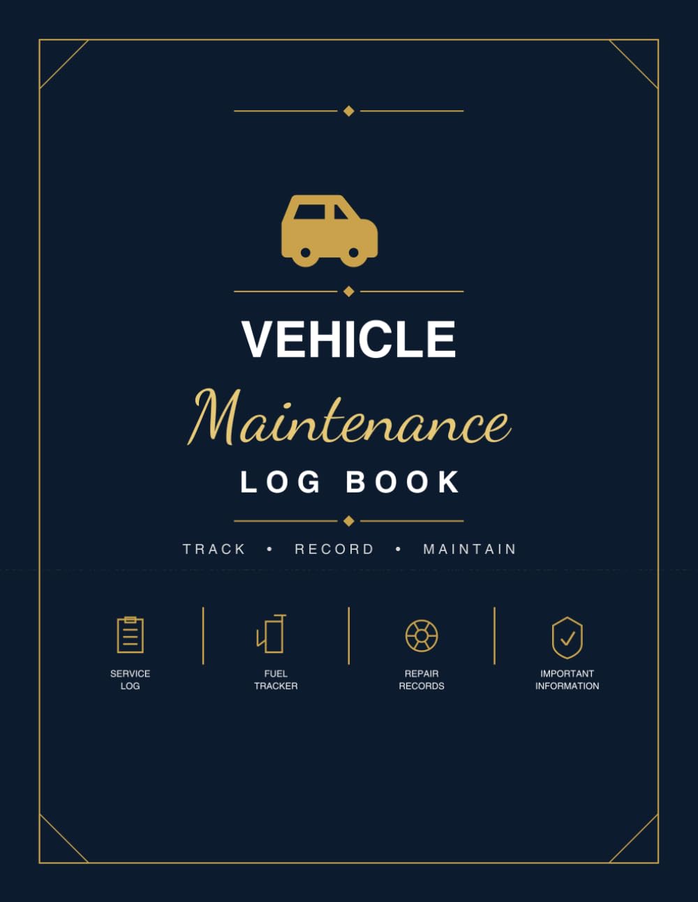 ler totalmente Vehicle Maintenance Log Book: Track Service History, Fuel Usage, Repairs, Costs, Mileage & Important Vehicle Records