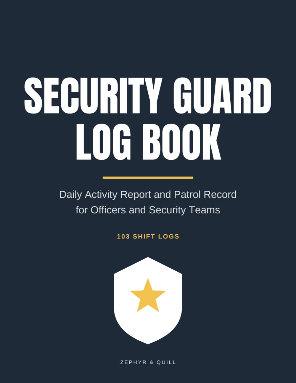 Security Guard Log Book: Daily Activity Report and Patrol Record for Officers and Security Teams baixar livro de graça