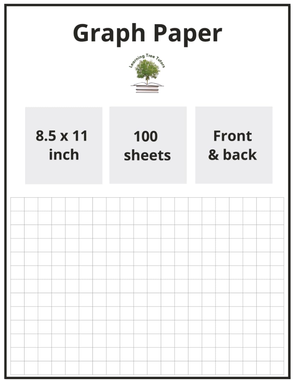 Graph Paper Notebook - 8.5 x 11inch - 100 sheets/200 pages baixar o livro de graça