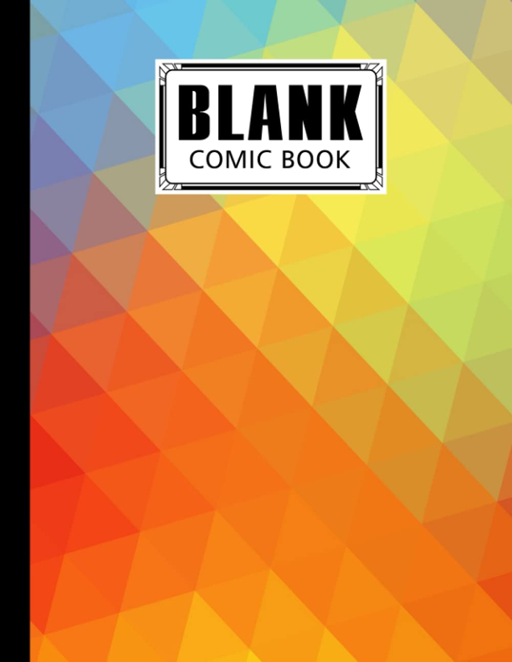 Blank Comic Book: Rainbow Watercolor Cover, Create Your Own Story, Journal, Notebook, Sketchbook for Kids and Adults, 120 Pages - Size 8.5" x 11" Notebook by Hans-Peter Lemke baixar livro de graça
