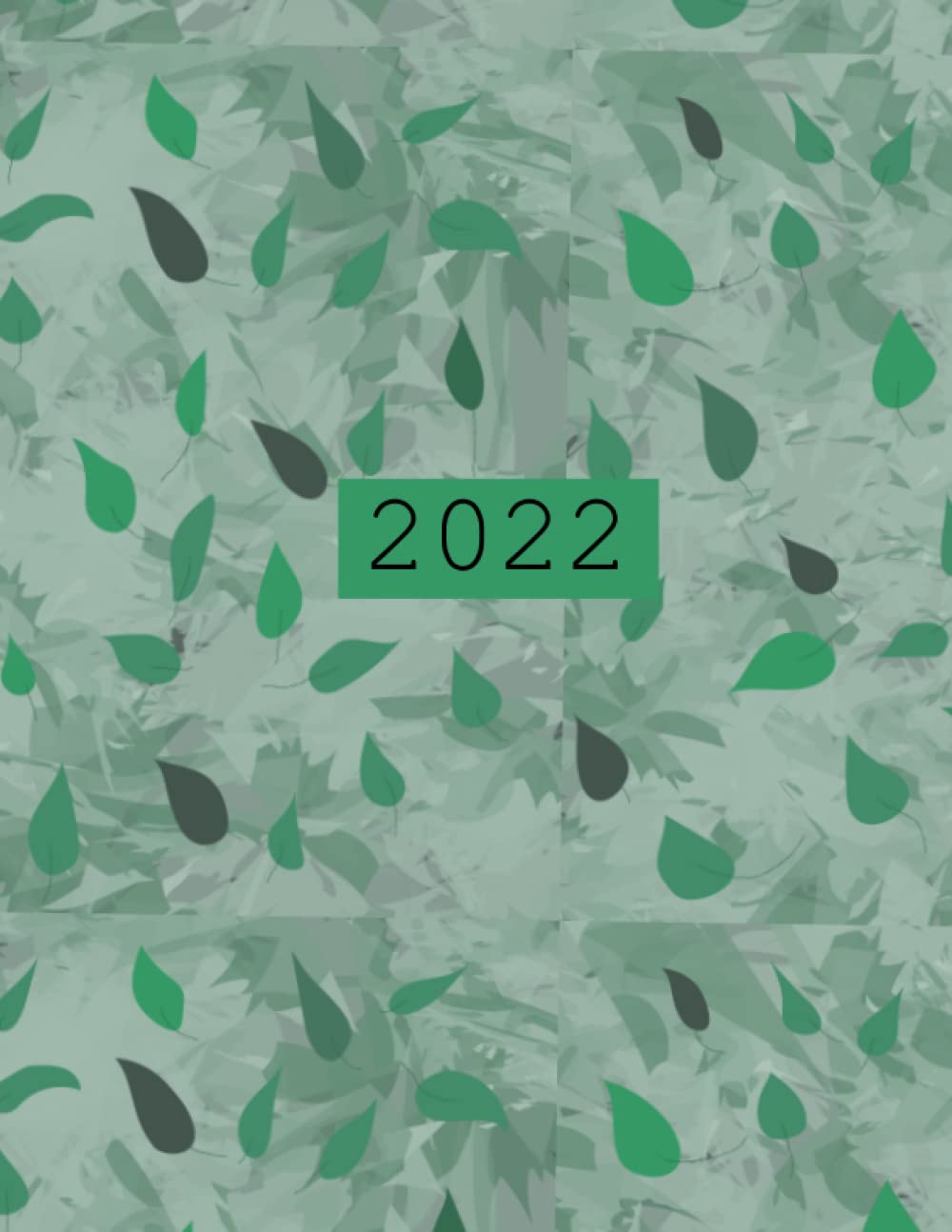 2022 Monthly Planner: Large One Year Planner with Green Cover Jan 2022 - Dec 2022 8.5" x 11" baixar o livro de graça