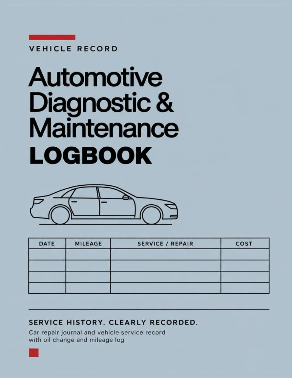 Automotive Diagnostic & Maintenance Logbook: Car Repair Journal and Vehicle Service Record with Oil Change and Mileage Log baixar o livro de graça