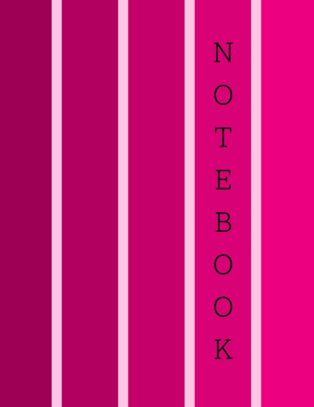 Notebook: College ruled 120 pages - Large 8,5 x 11 Pink Tones Cover baixar o livro de graça