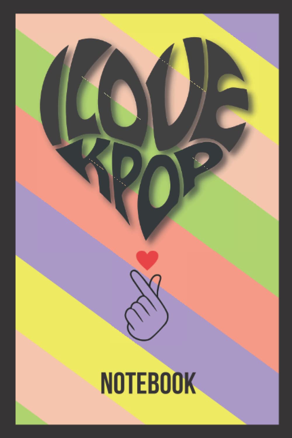 I Love KPOP Notebook: A cool KPOP Notebook Journal with the finger heart making this a great kpop gift idea baixar o livro de graça