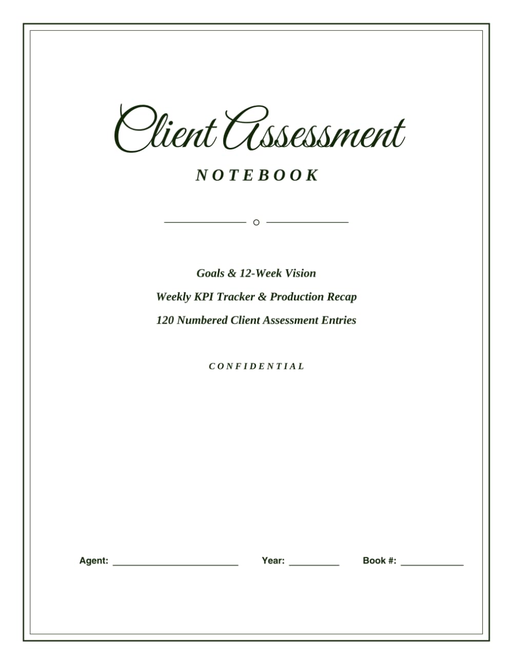 Client Assessment Notebook baixar o livro de graça