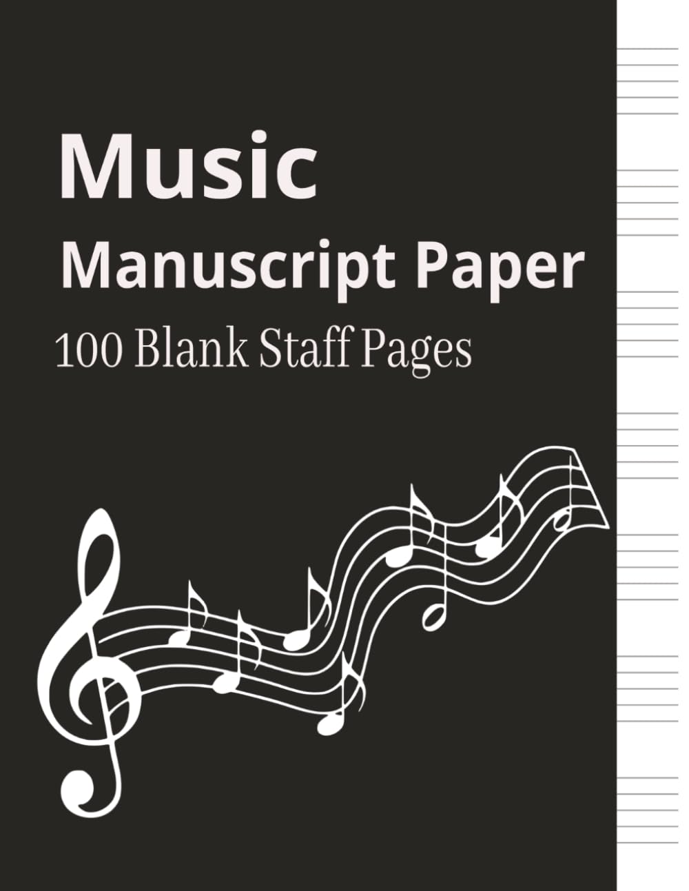 ler totalmente Music Manuscript Paper: Blank Sheet Music Notebook | Music Writing Notebook | Music Notebook | Staff Paper Notebook | 100 Blank Staff Pages |Wide... Paper | Staff Manuscript Pad | 8.5x11 Inches