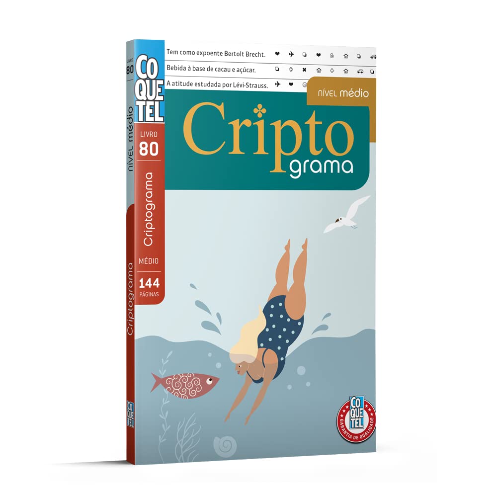 ler totalmente Livro Coquetel Criptograma nível médio Ed 80