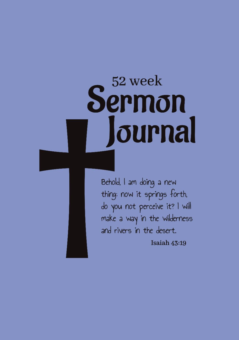 capítulo por capítulo baixar Sermon Journal: A place to store all your important Church notes for a whole year.