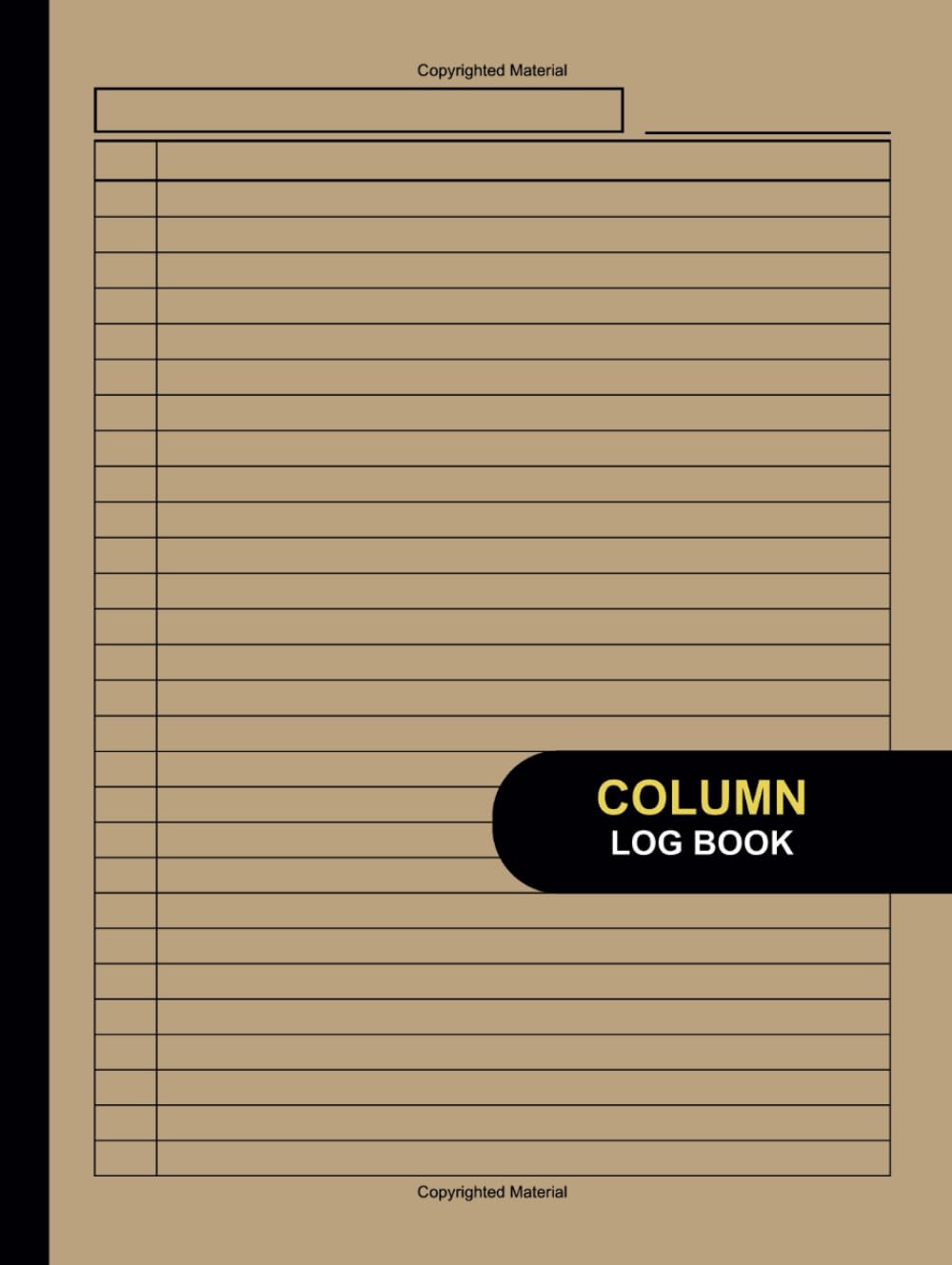 Column Log Book: Large Multipurpose Record Book with Customizable Layouts and Easy Sectioning, Perfect for Both Business and Personal Use (Brown), 8.5" x 11" Inches, 110 pages baixar livro de graça