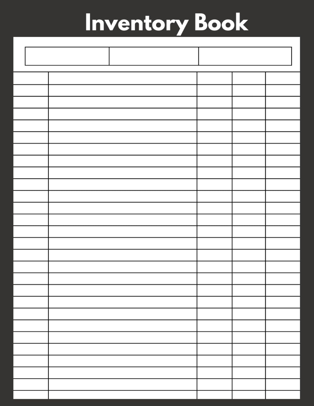 Multipurpose Simple Log Book/Track/Monitor (5 Columns, No borders, More Space): Five Columns... Business and Personal Use (customizable) baixar o livro de graça