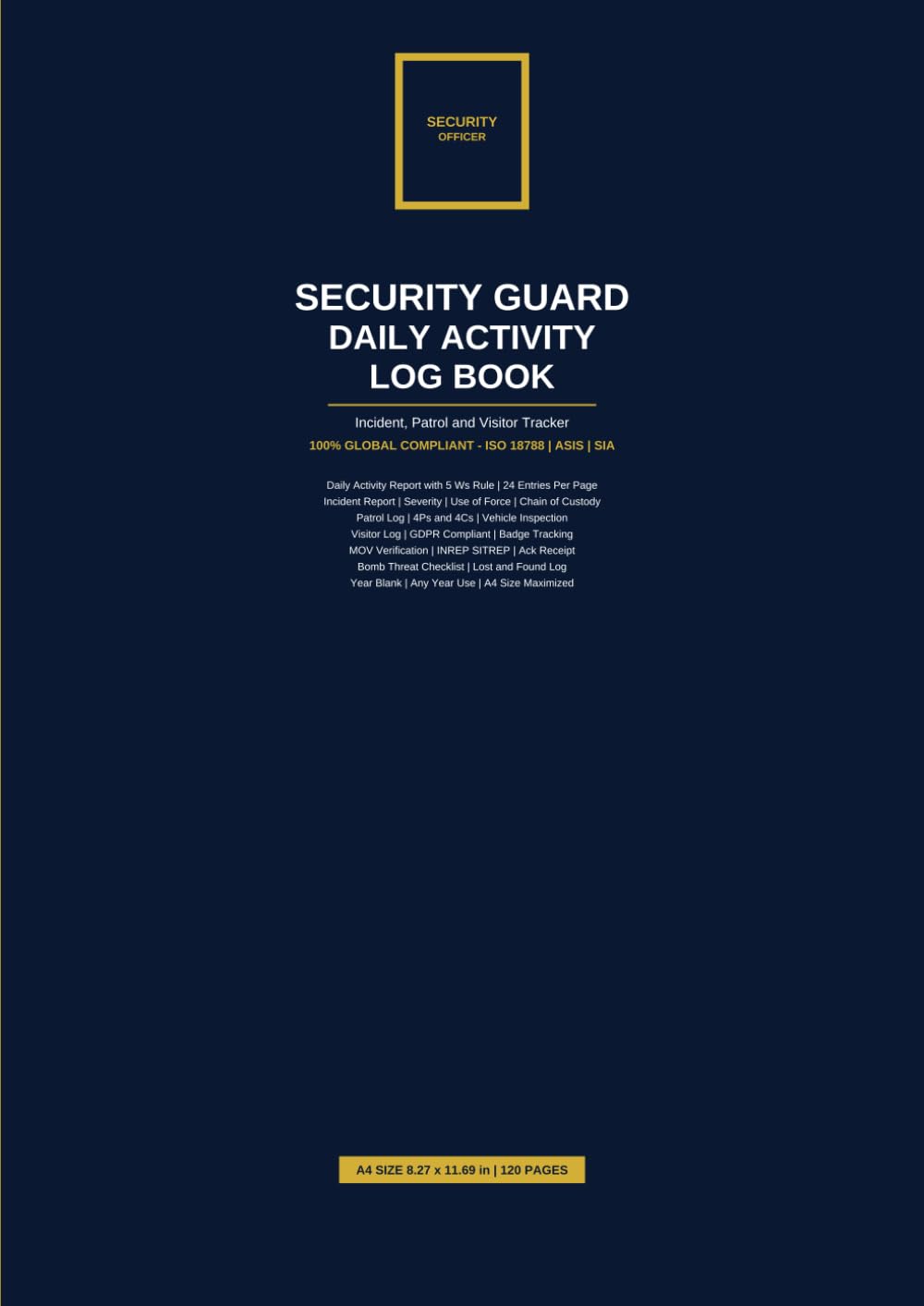 capítulo por capítulo baixar Security Guard Daily Activity Log Book