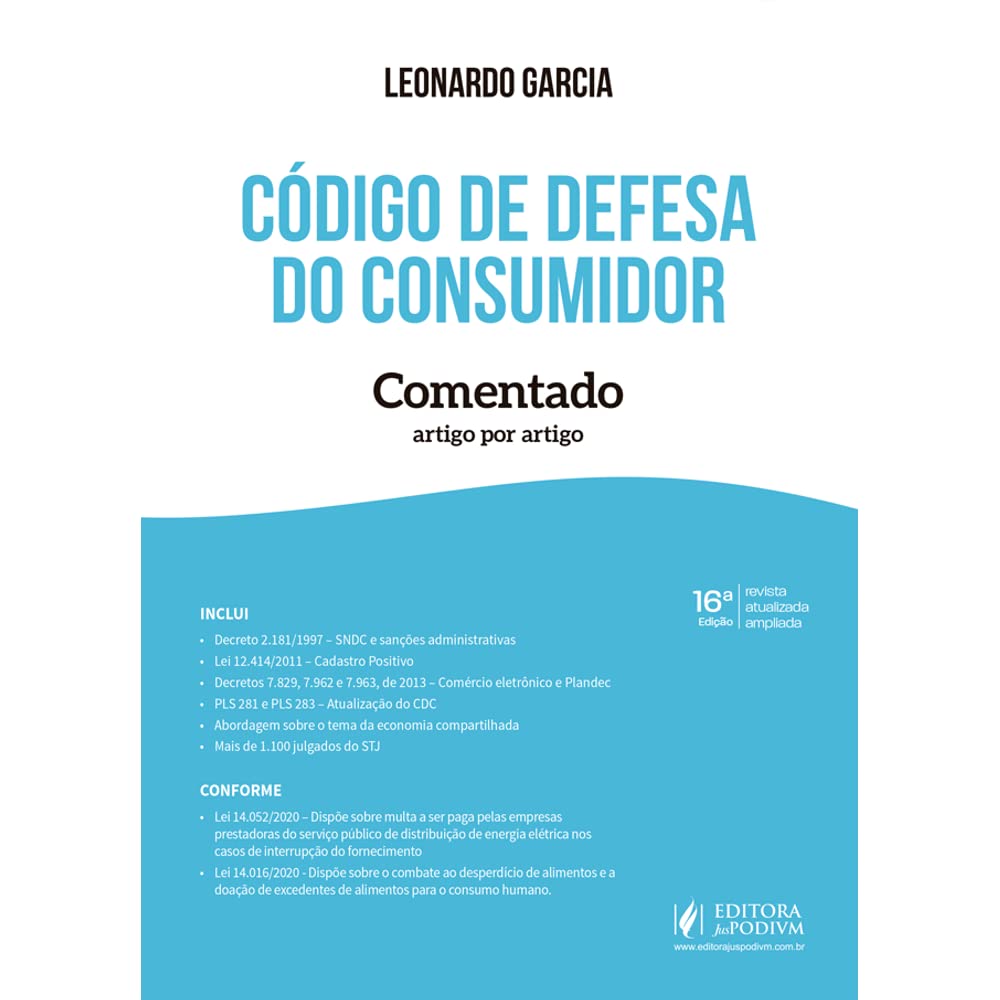ler totalmente Codigo de Defesa Consu. Coment. Por Artigo-16Edição 21
