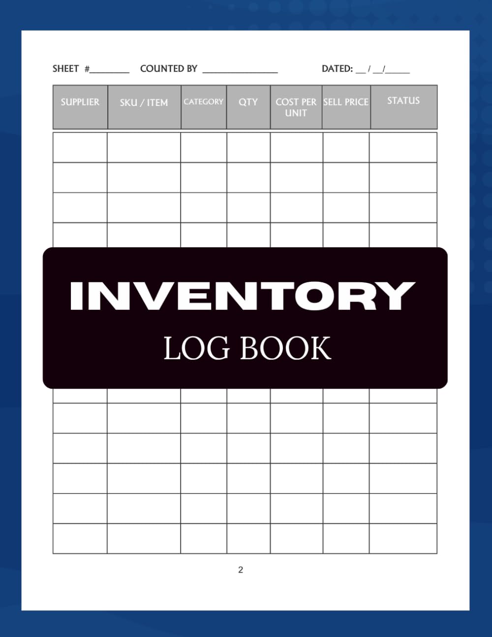 ler totalmente Inventory Logbook: Simple Stock Tracking for Small Businesses, Retail Stores and Everyday Inventory