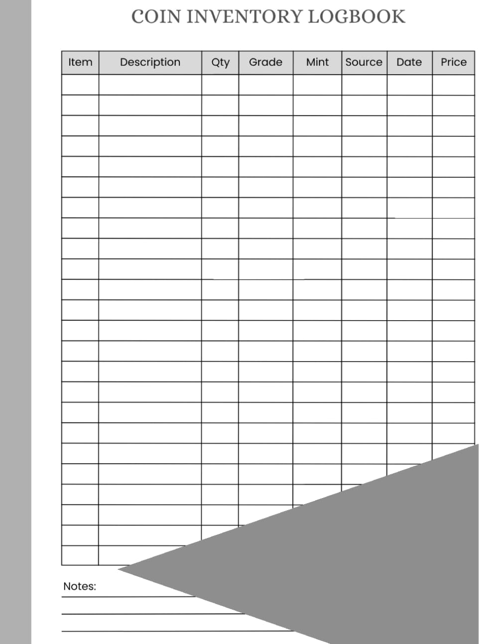 Coin Inventory Logbook: An Organized System for Coin Documentation baixar o livro de graça