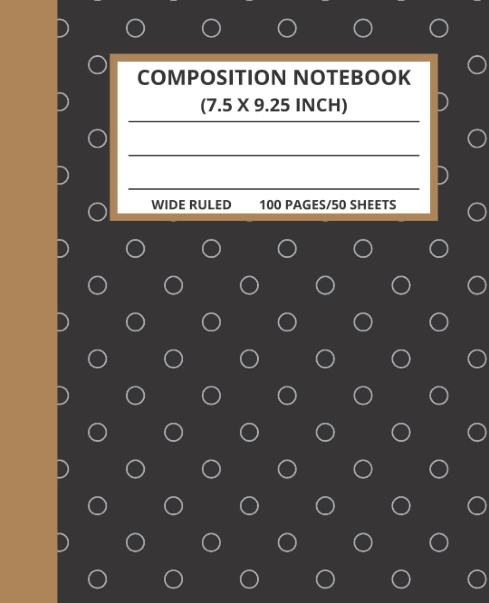 COMPOSITION NOTEBOOK: Cute Polkadot Abstract Design Writing Journal For School, Home And Office Use baixar o livro de graça