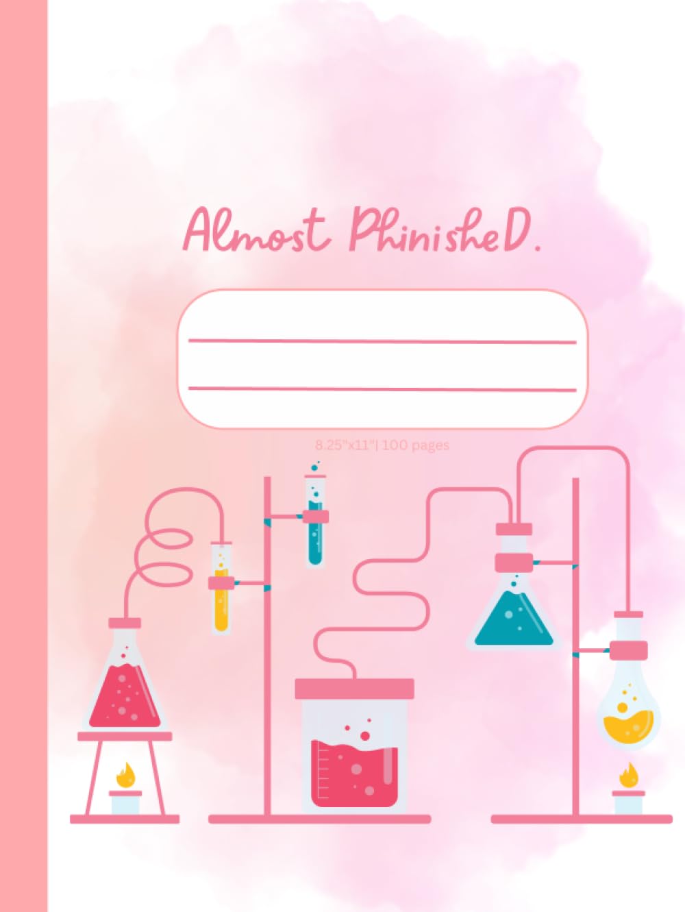ler totalmente Almost Phinished.: Cute and organized science-themed lab notebook. Salmon-colored edition.