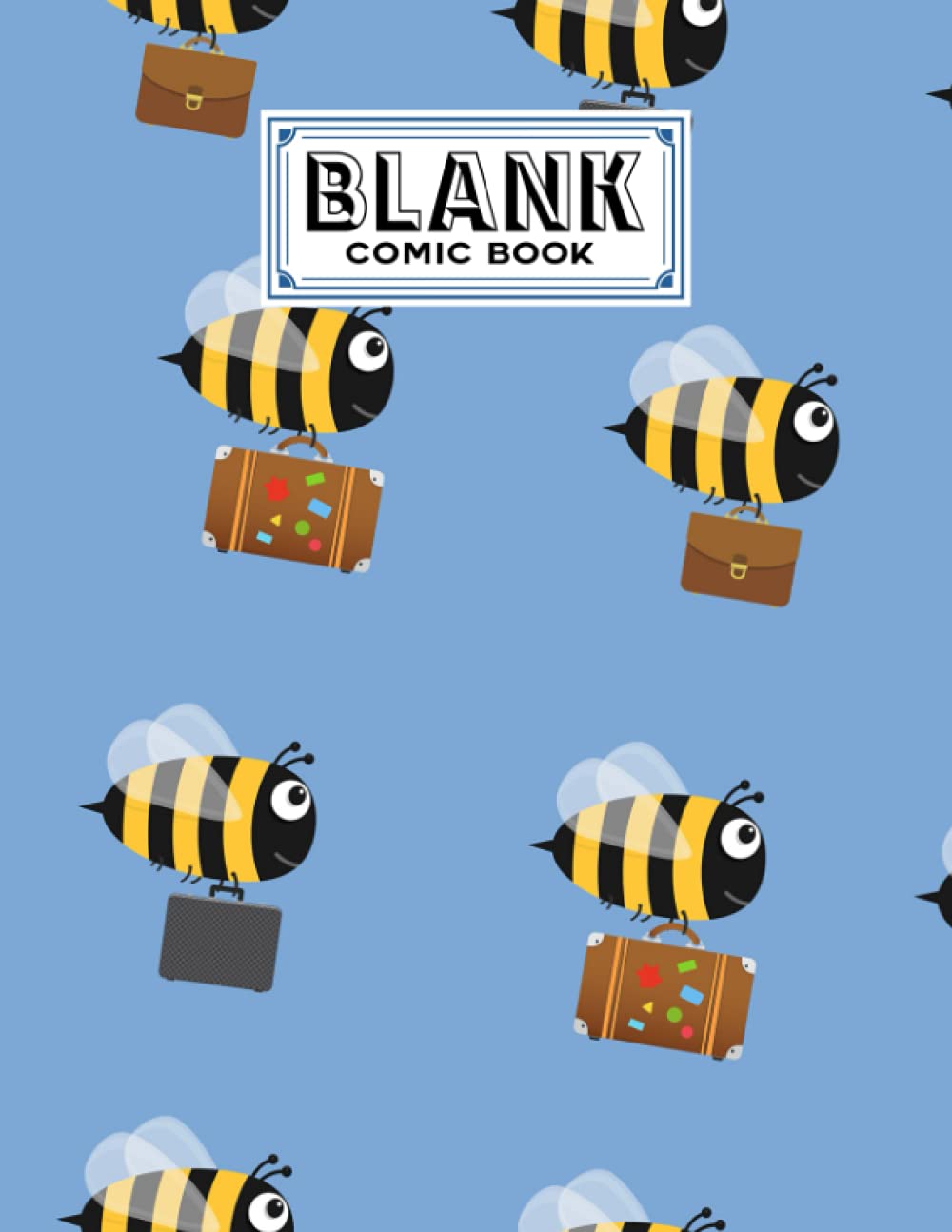 Blank Comic Book: Bee Cover, Draw Your Own Comics - 120 Pages of Fun and Unique Templates - A Large 8.5" x 11" Notebook by Victor Lutz baixar livro de graça
