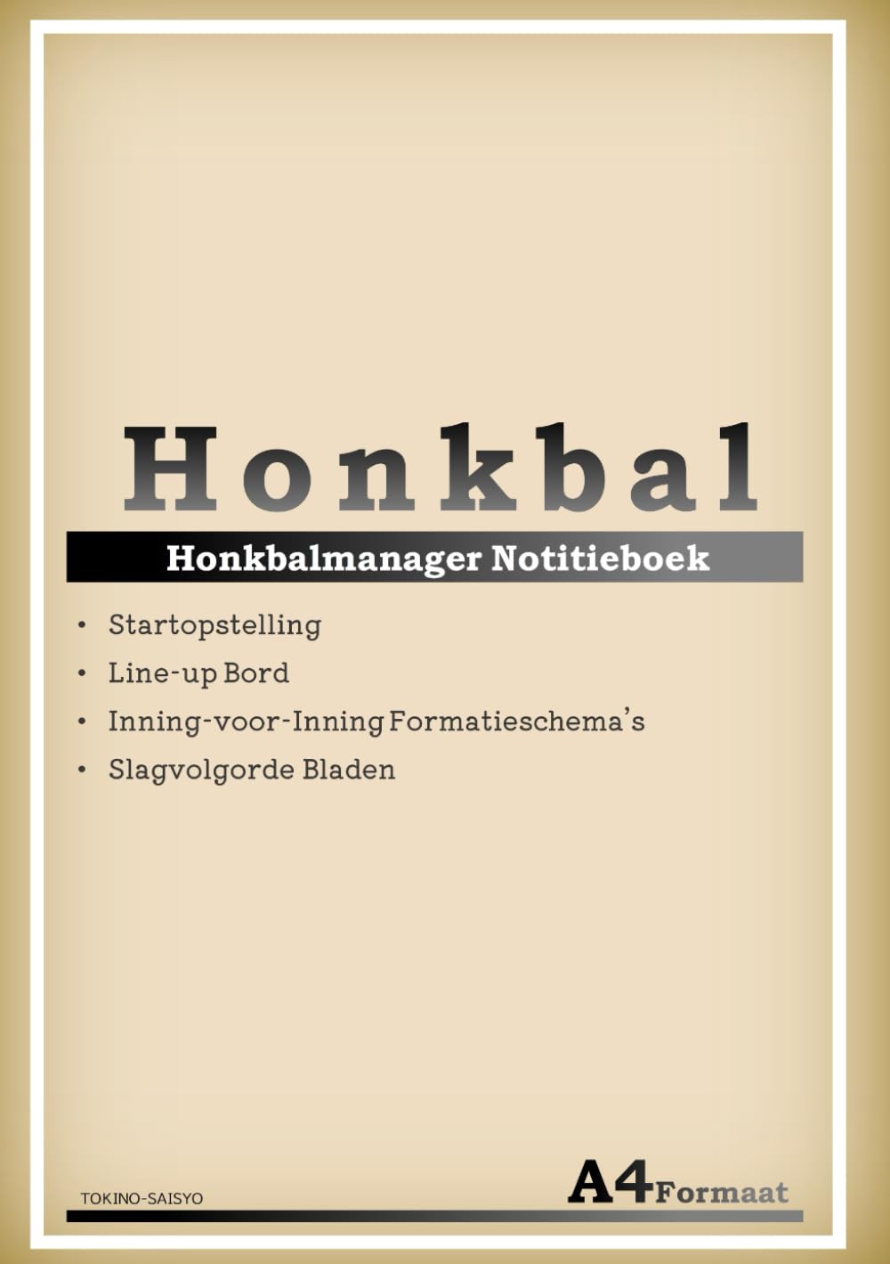 ler totalmente Honkbalmanager Notitieboek – Startopstelling, Line-up Bord, Inning-voor-Inning Formatieschema’s, Slagvolgorde Bladen - A5 Formaat - (Dutch Edition)