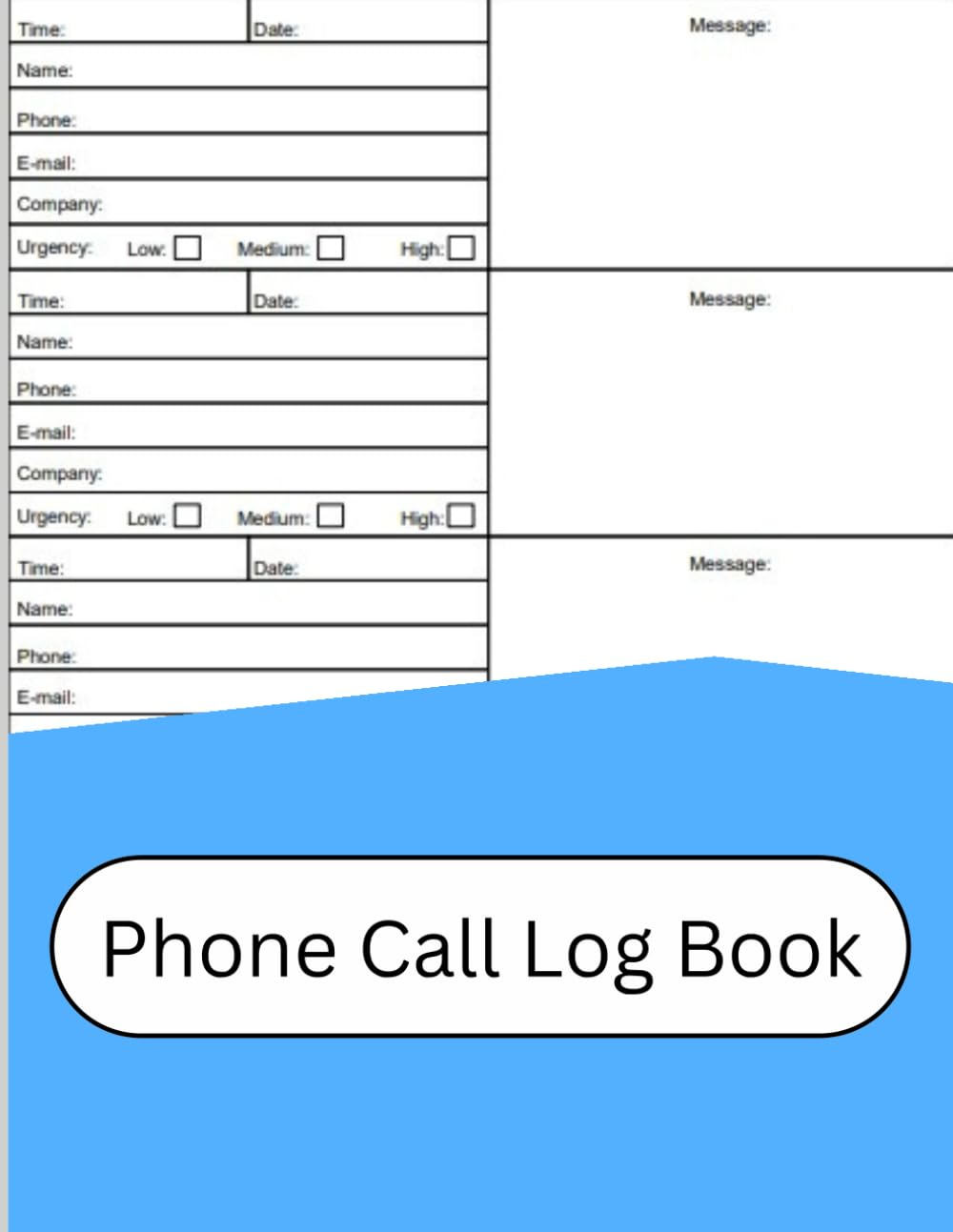 capítulo por capítulo baixar Phone Call Log Book: Phone Call and Voicemail Recording Notebook with Over 450 Call Log Space, Inbound and Outbound for Business and Personal use