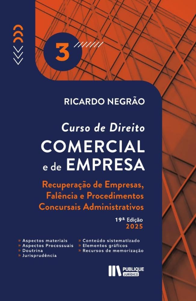 ler totalmente Curso de Direito Comercial e de Empresa - Vol. 3 - 19 edição 2025