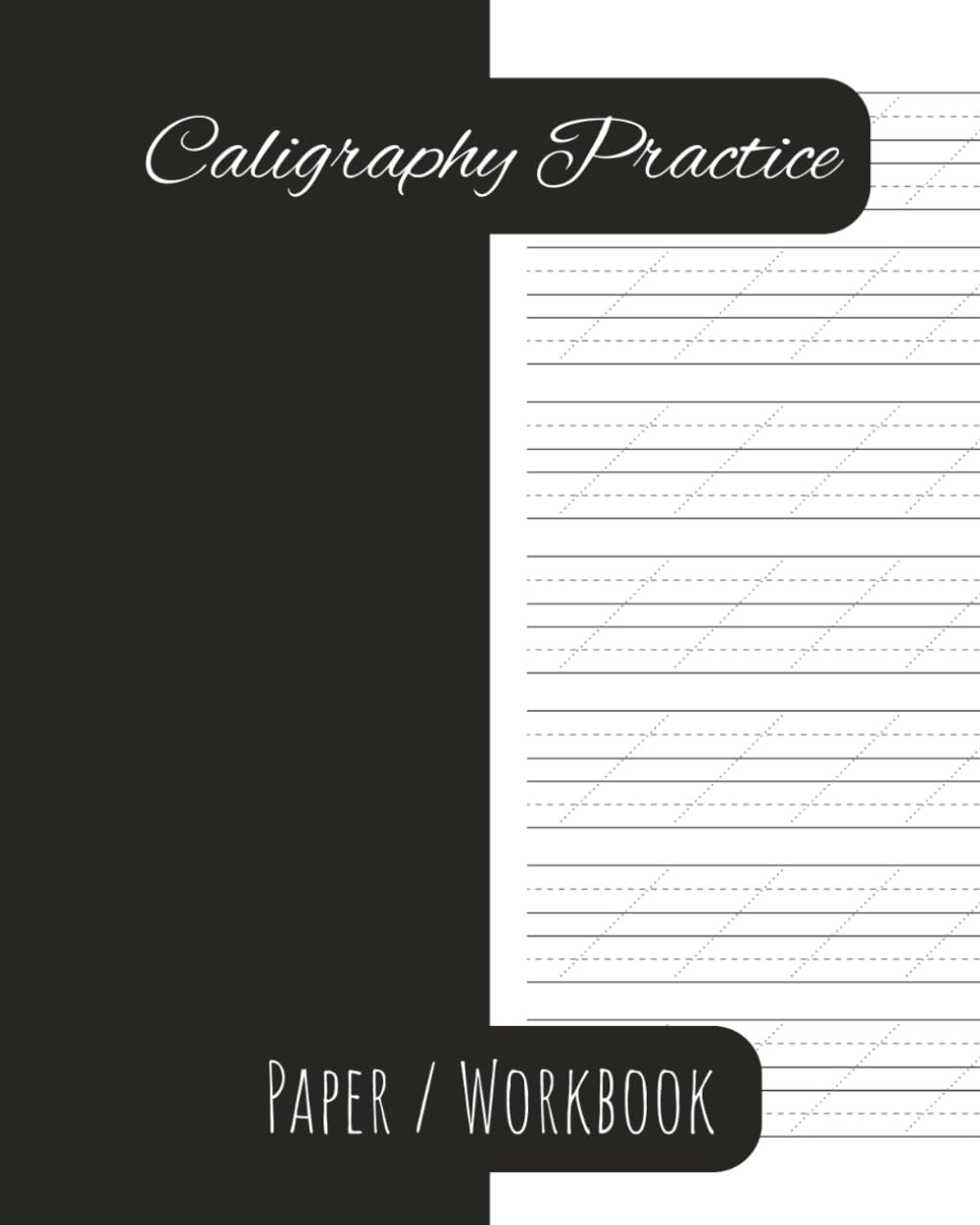 ler totalmente Caligraphy Practice Paper/Workbook: Improve Handwriting and Master Modern Lettering | 100 Practice Sheets | 8 x10 Size
