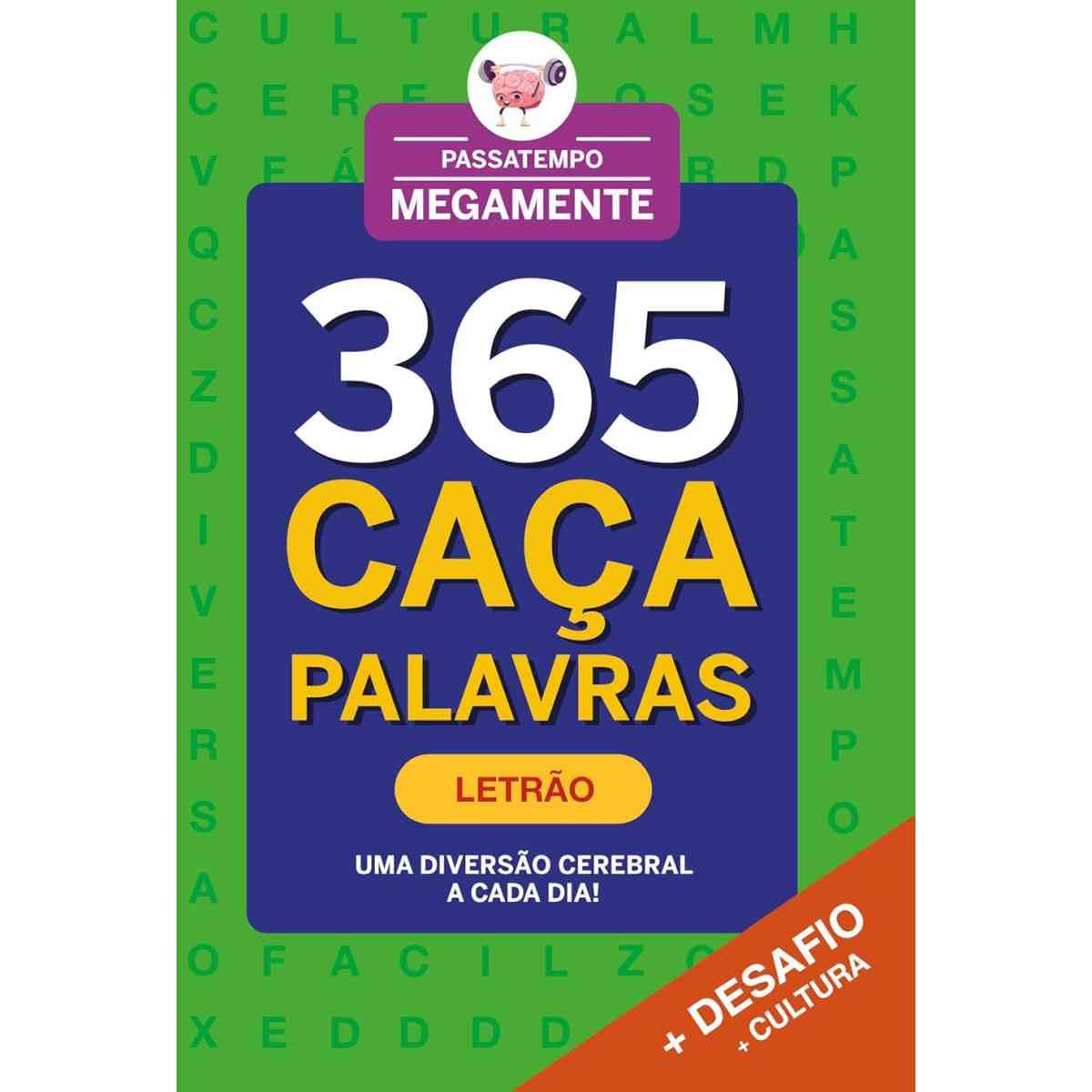 ler totalmente Passatempo Megamente 365 Caça-Palavras - Letrão