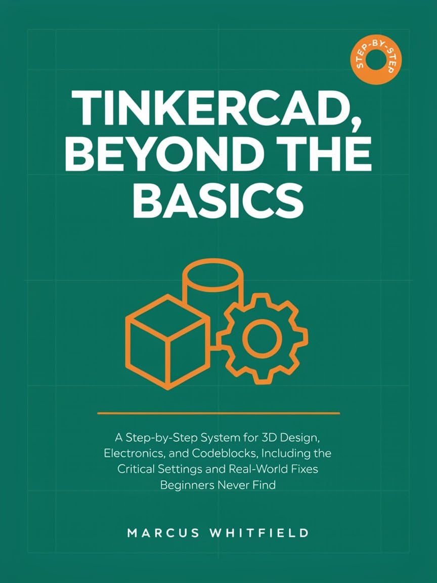 capítulo por capítulo baixar TINKERCAD, BEYOND THE BASICS: A Step-by-Step System for 3D Design, Electronics, and Codeblocks, Including the Critical Settings and Real-World Fixes Beginners Never Find (English Edition)