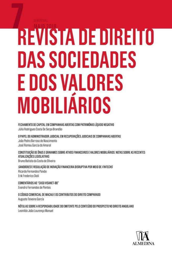 Revista de direito das sociedades e dos valores mobiliários nº 7 baixar livro de graça