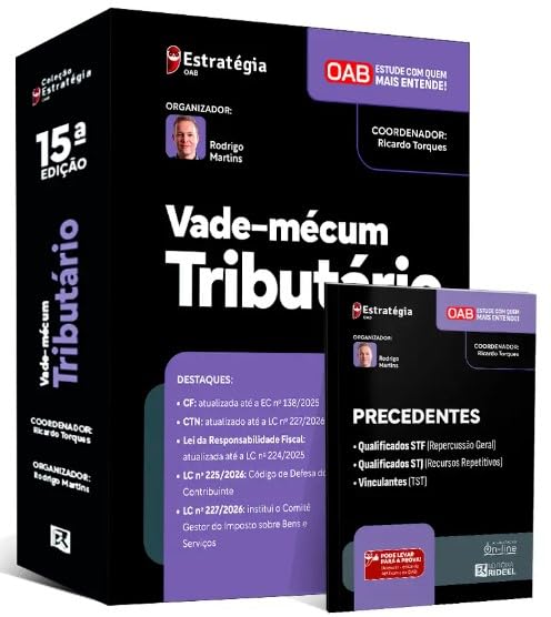 ler totalmente VADE-MÉCUM TRIBUTÁRIO - 2ª FASE DA OAB – EXAME 46