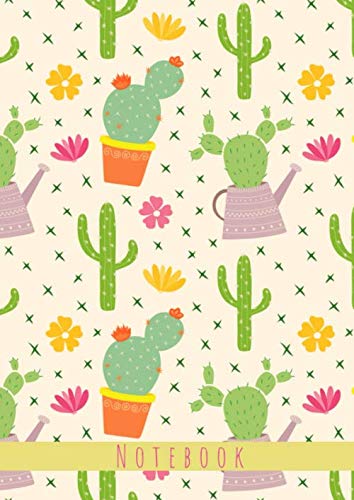 Notebook: Potted Cactus Cover, 100 Pages, College Ruled baixar o livro de graça