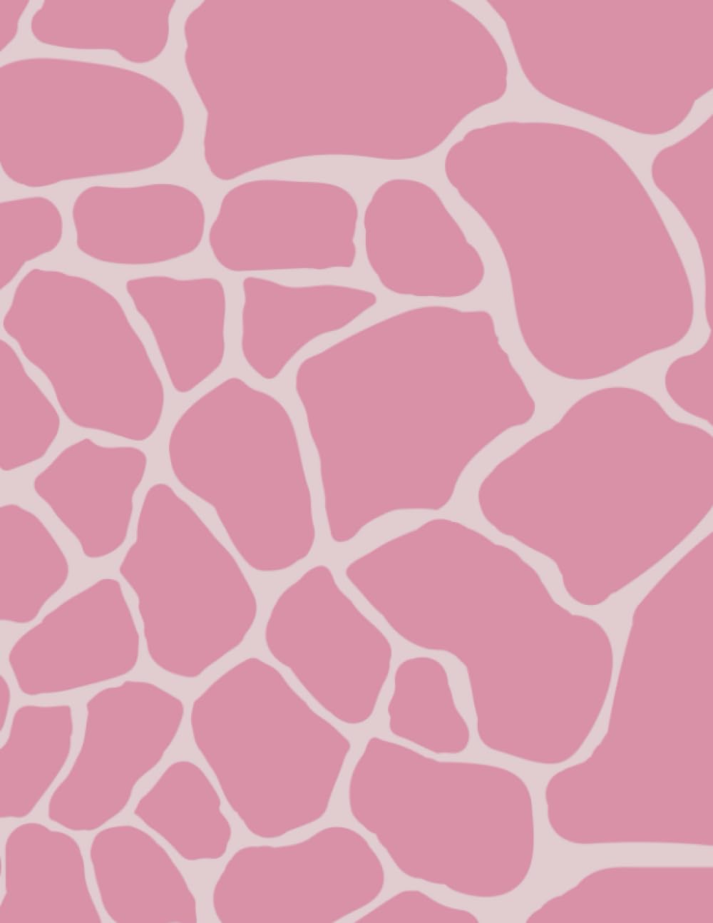 Giraffe Graph Paper Journal: 8.5 X 11 Grid Ruled Notebook For Sketching Out Designs, Creating Scale Drawings, And Making Precise Diagrams. Pink Giraffe Print Pattern Cover - 5 X 5 Squared Paper