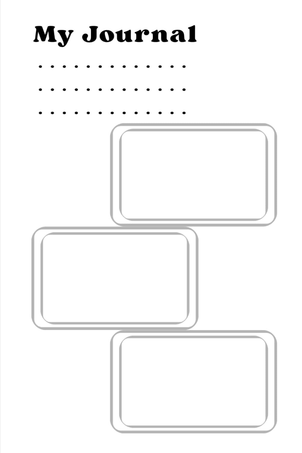 Journal for scrpabooking and journaling: empty pages to customize baixar livro de graça