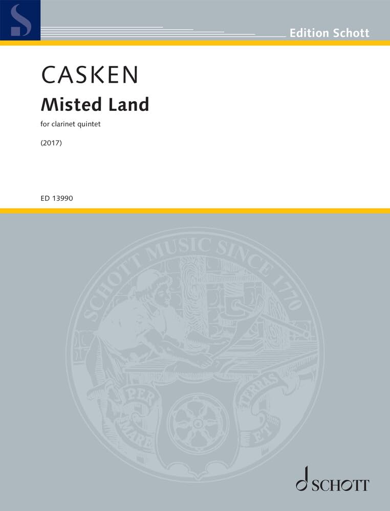 capítulo por capítulo baixar Casken: Misted Land for Clarinet Quintet Score and Parts