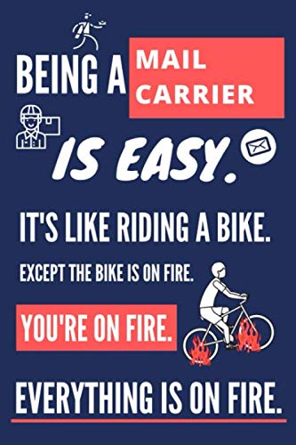 Being a Mail Carrier Is Easy. It's Like Riding a Bike: Funny Mail Carrier Gifts for Women. Notebook Journal for Women Lined Paper baixar livro de graça