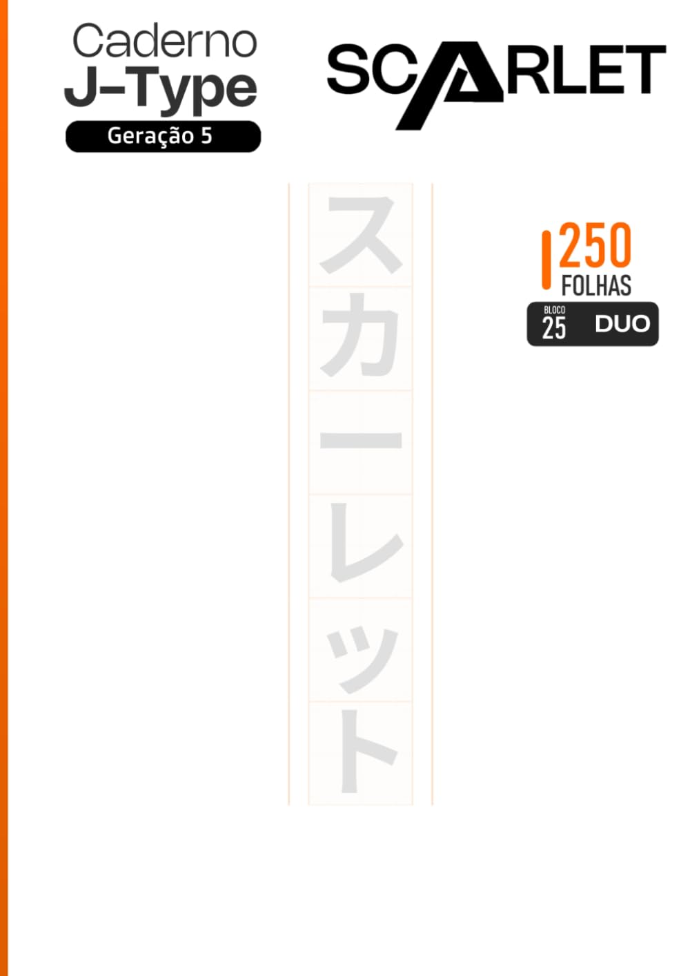 Caderno JType Geração 5 - Scarlet: Laranja baixar o livro de graça