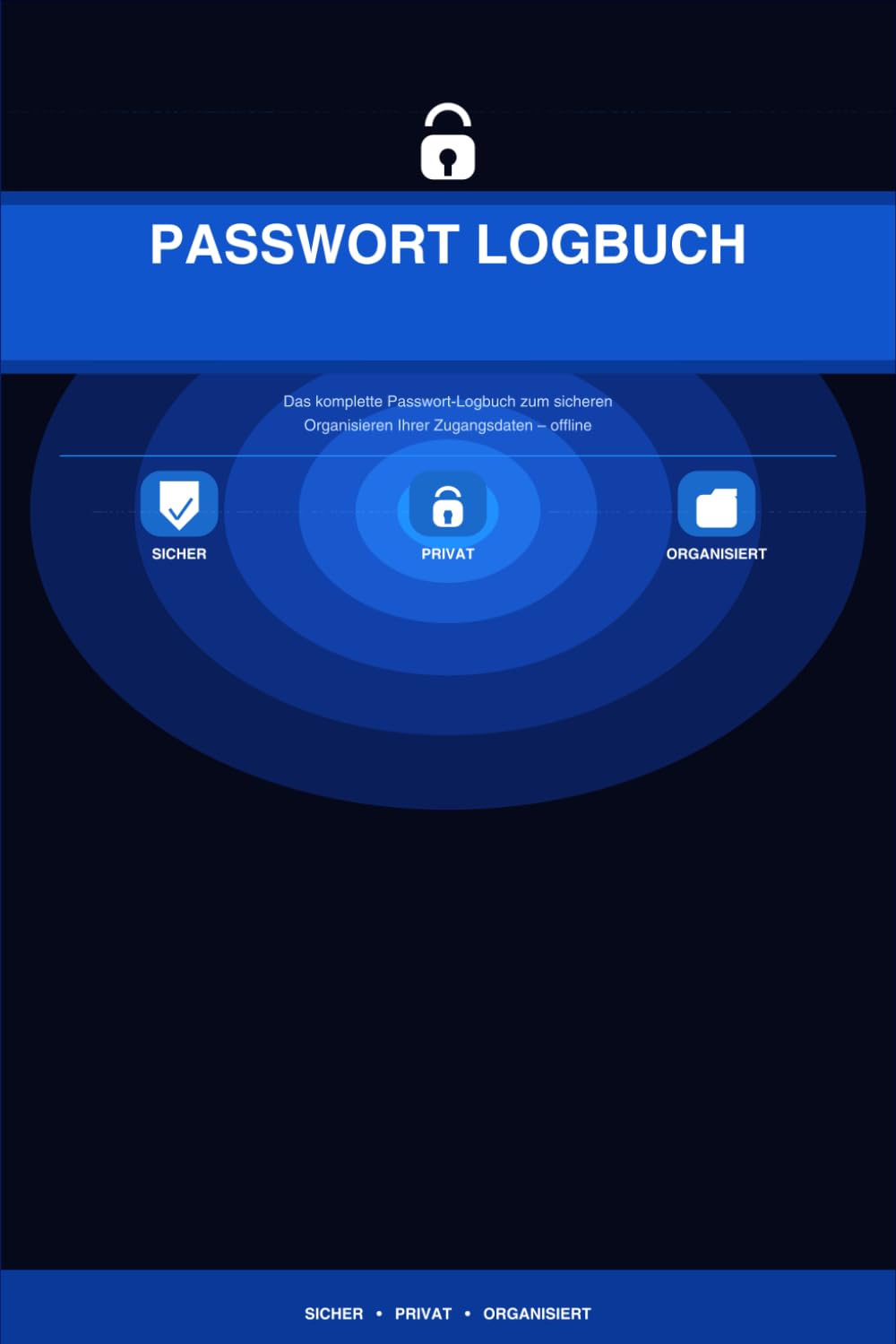 ler totalmente Passwort Logbuch - Nie wieder ausgesperrt: Das komplette Passwort-Logbuch zum sicheren Organisieren all deiner Zugangsdaten – einfach, privat und offline (German Edition)