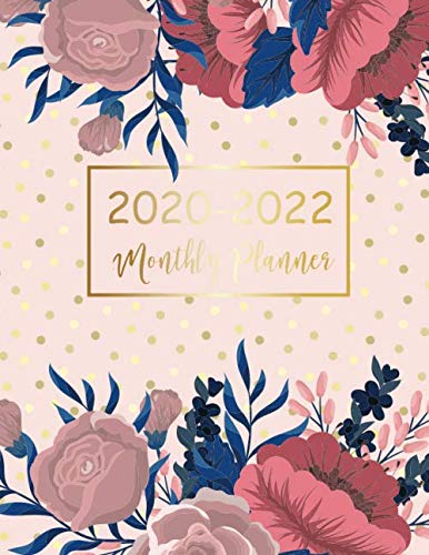 2020-2022 Monthly Planner: Elegant Flower Cover 2020-2022 Three Year Planer with Holidays Agenda Yearly Goals Monthly Calendar 36 Months Academic... Journal Notebook Personal Appointment Book baixar livro de graça