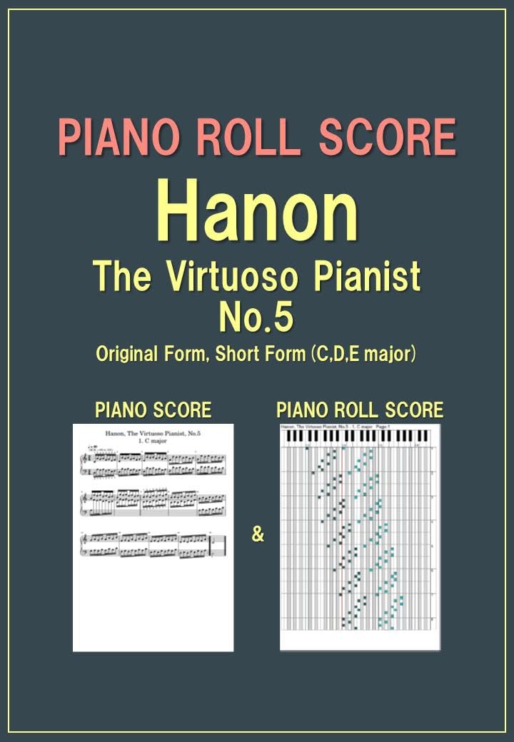 capítulo por capítulo baixar PIANO ROLL SCORE Hanon, The Virtuoso Pianist, No.5, Original Form, Short Form(C,D,E major) (English Edition)