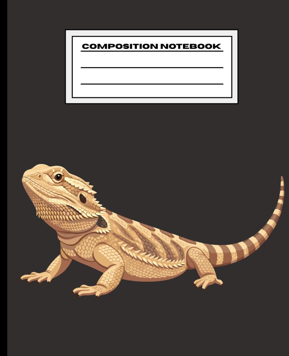 ler totalmente Bearded Dragon Composition Notebook: Wide Ruled Lined for School, Notes & Writing – Reptile Lover Gift