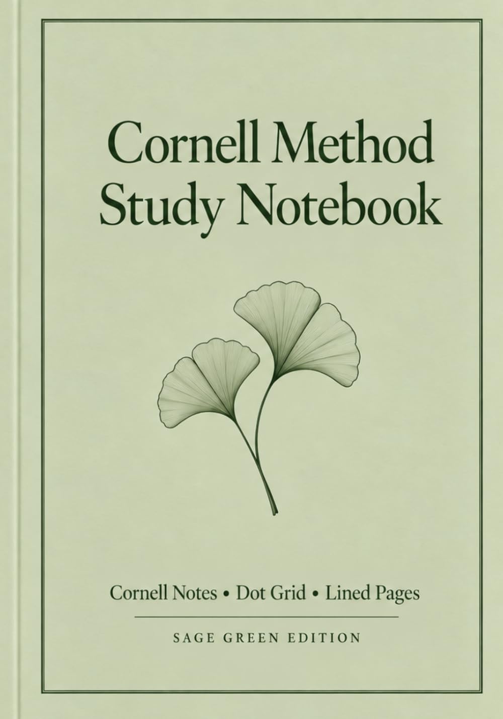 Cornell Method Study Notebook: Cornell Notes • Dot Grid • Lined Pages-Sage Green Edition baixar livro de graça
