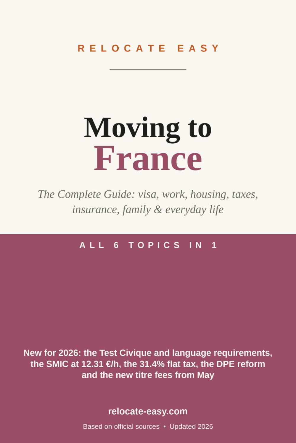 capítulo por capítulo baixar Moving to France: The Complete Guide: visa, work, housing, taxes, insurance, family & everyday life – Updated 2026