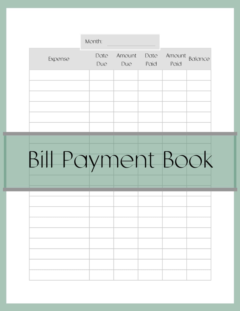 ler totalmente Bill Payment Book