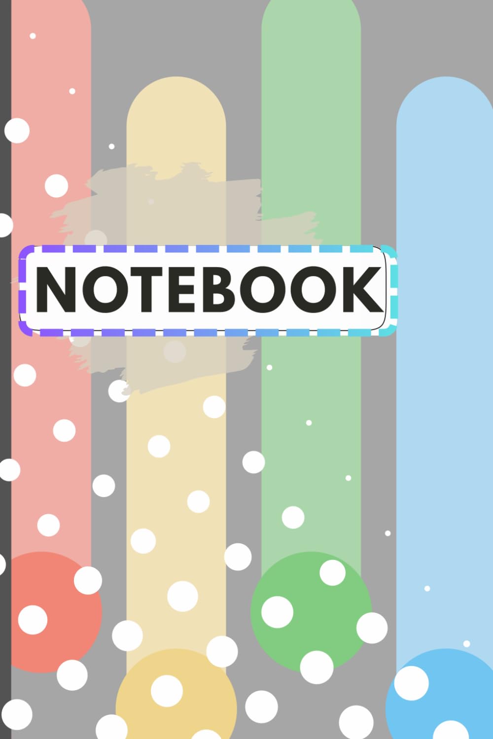 ler totalmente Daily Notebook: Cool stamp themed Journal, 120 pages with date and subject, ideal student, mom, dad, kids