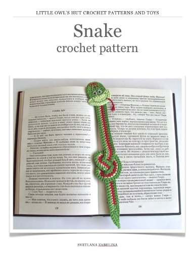 Snake Crochet Pattern. Amigurumi bookmark. New Year charm. (Crochet Bookmark Book 11) (English Edition) baixar livro de graça