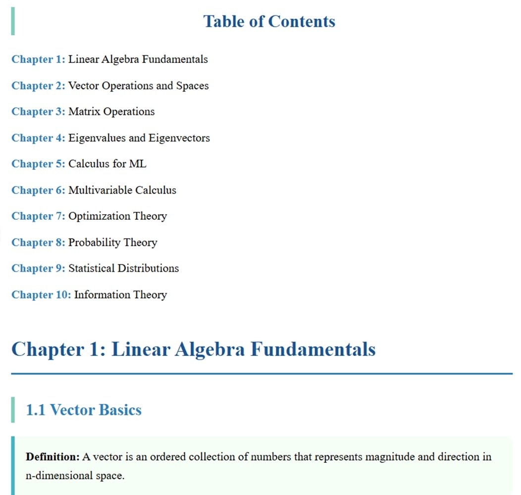 ler totalmente Mathematics for Machine Learning - Quick Study Guide & Reference: Made Simple with Linear Algebra, Calculus and Probability (English Edition)