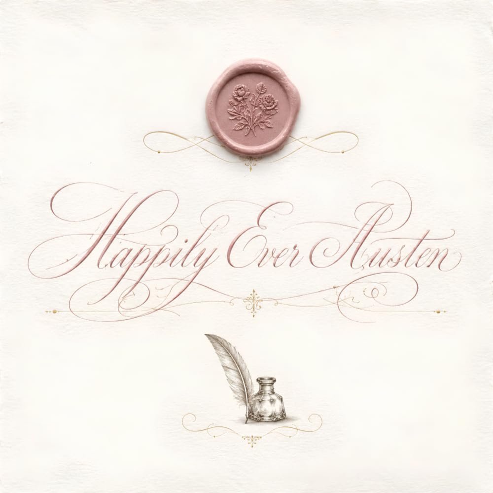 Happily Ever Austen: Wax Seal and Quill Regency-Inspired Bridal Shower Guest Book | For Jane Austen and Classic Romance Lovers | 8.5 x 8.5 Inch Sign In Book for Wishes, Advice and Memories baixar o livro de graça