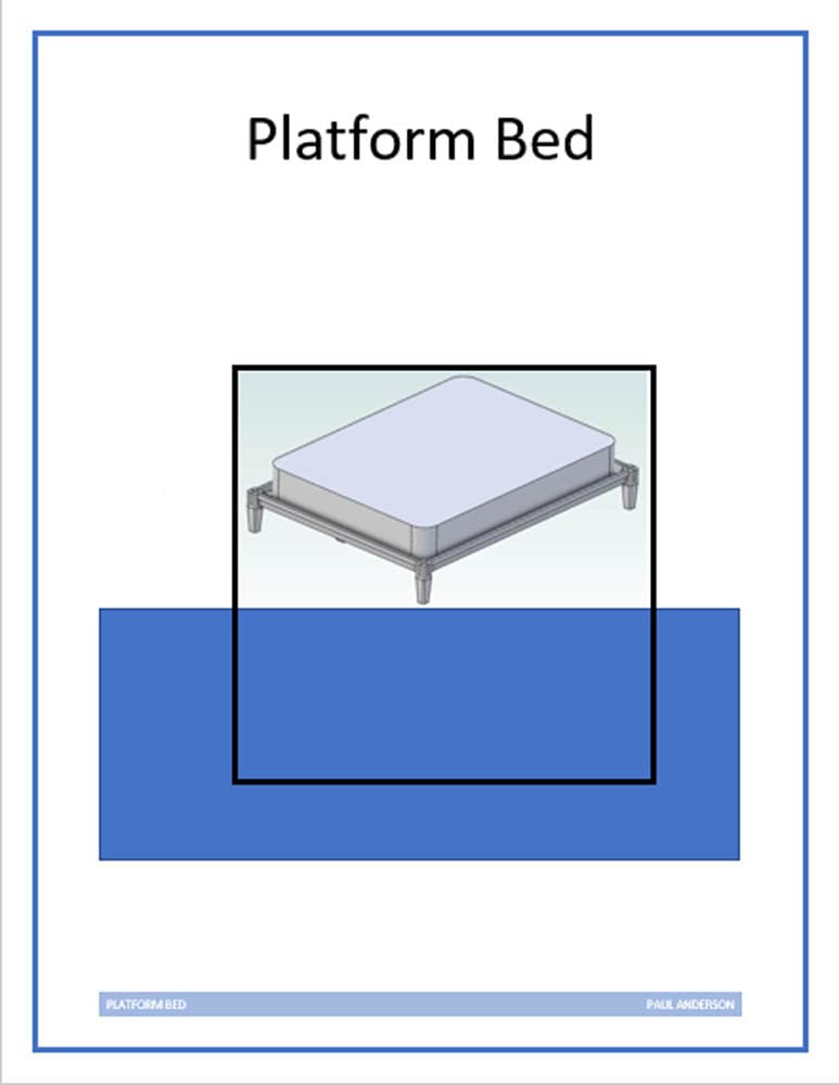 Platform Bed Frame (English Edition)