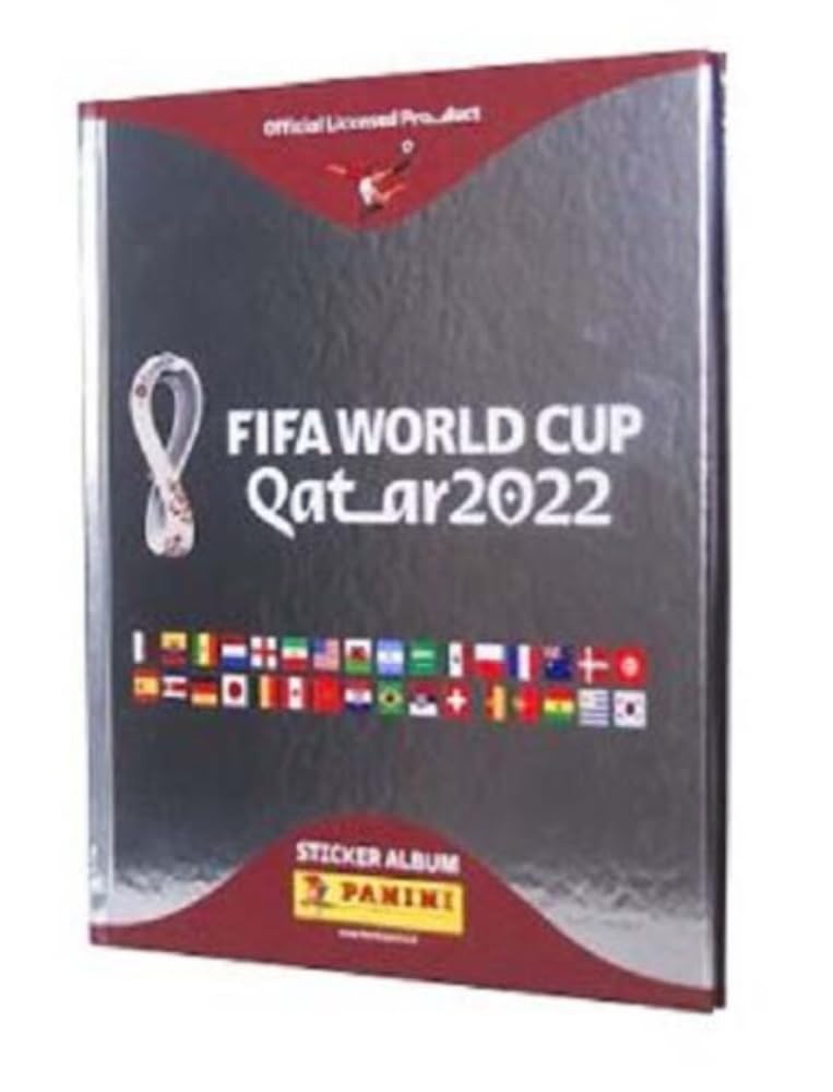 álbum capa dura prata copa do mundo qatar 2022