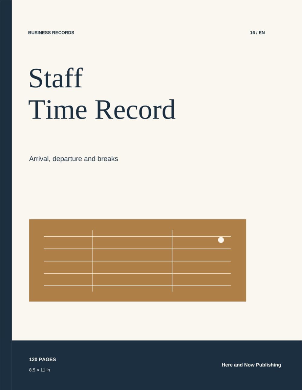 Staff Time Record: Arrival, departure and breaks baixar o livro de graça
