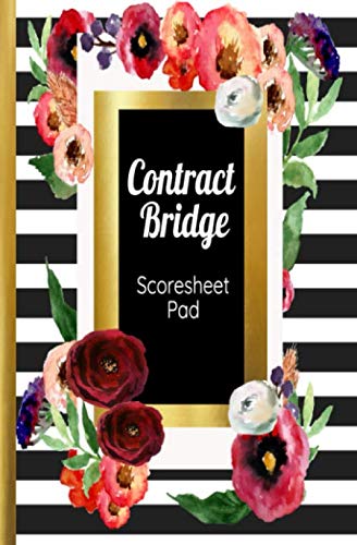 ler totalmente Contract Bridge Scoresheet Pad: Card Count Scorer Record List Notebook